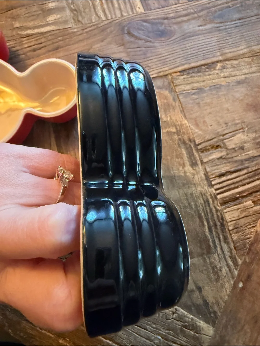 Le Creuset enameled mickey